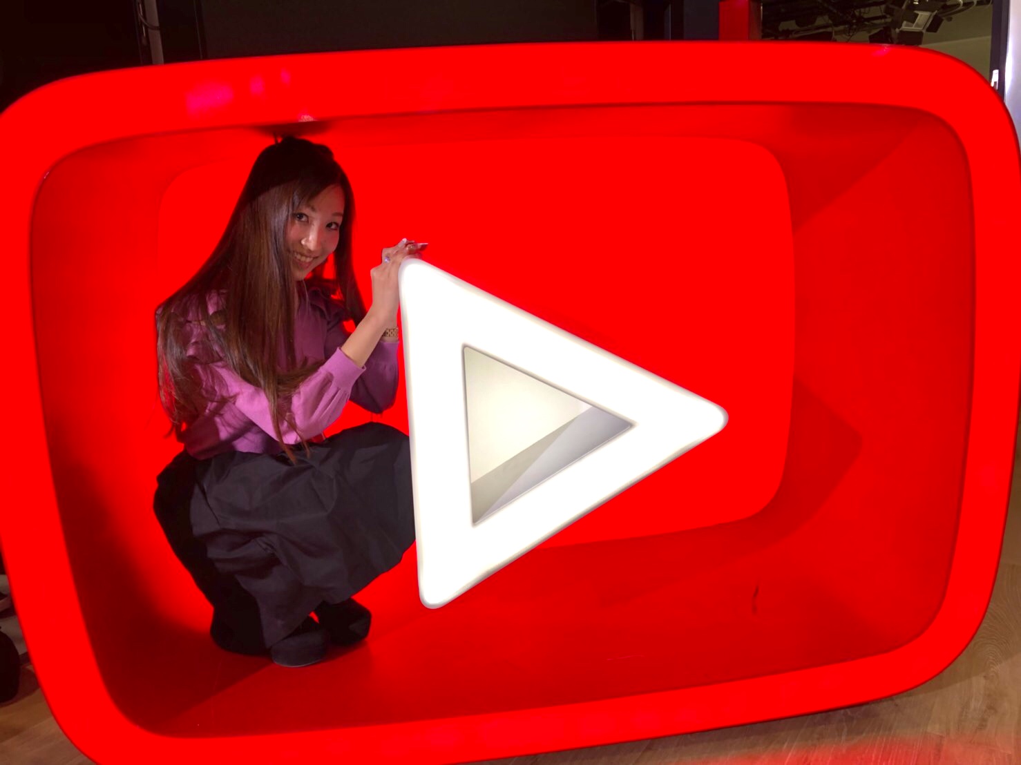 ▲YouTube Space Tokyoにて　