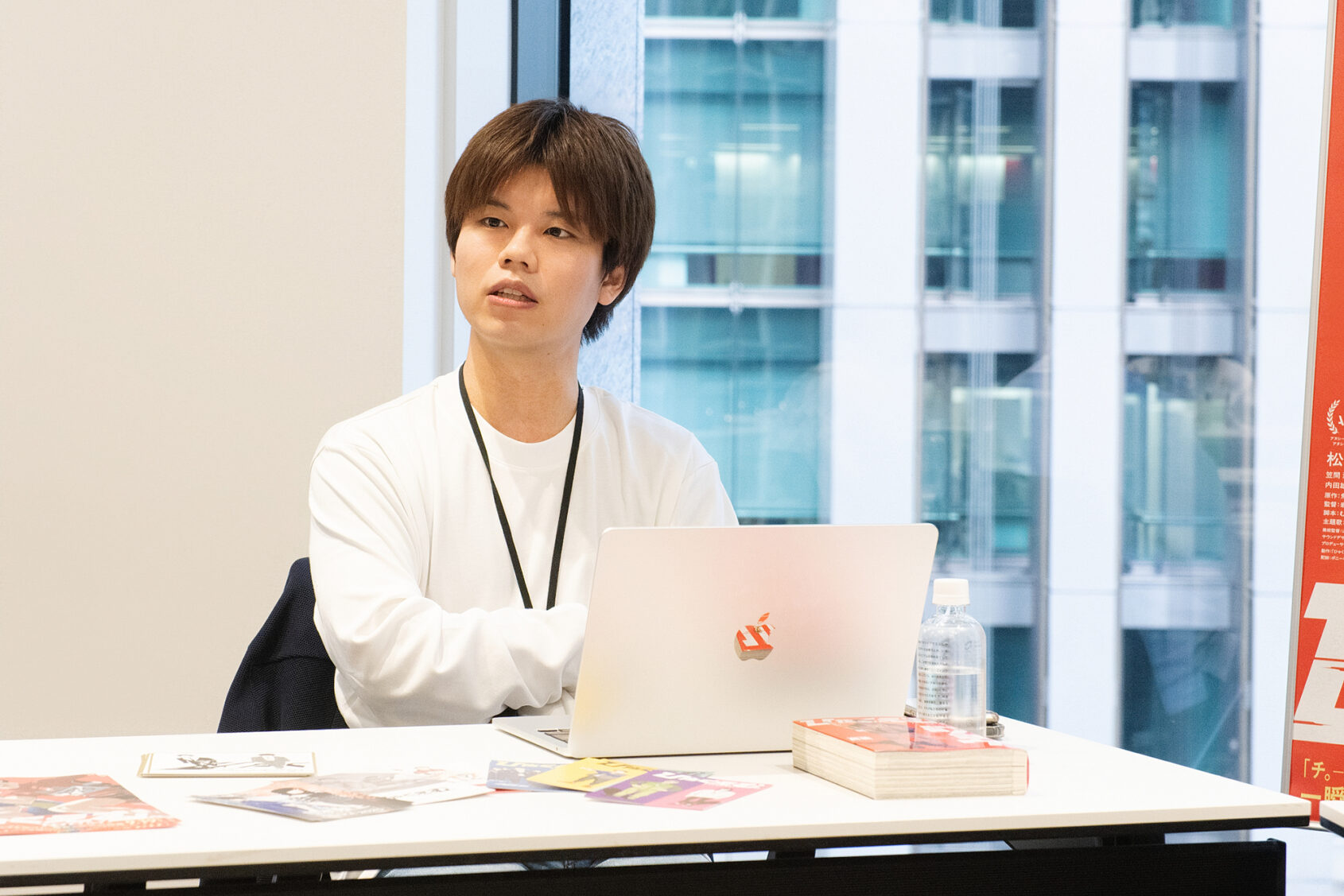 ▲アニメ・映像事業本部 映像プロデュース部1グループの寺田 佳輔